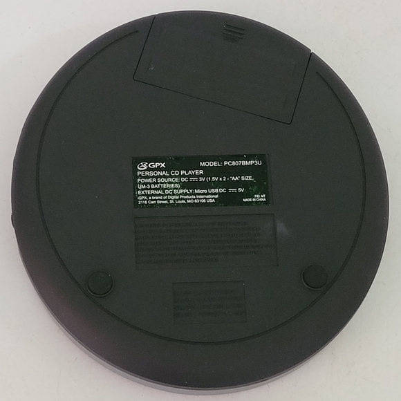 GPX PC807BMP3U Personal Portable MP3/CD Player NO ACCESSORIES INCLUDED/WORKING. - Picture 2 of 6